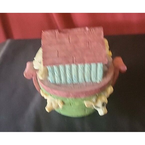 Vintage Noah's Ark Piggy Coin Bank Granny Core Grandchild Gift Religiious - Picture 2 of 8